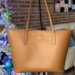 Coach Caramel Leather Tote